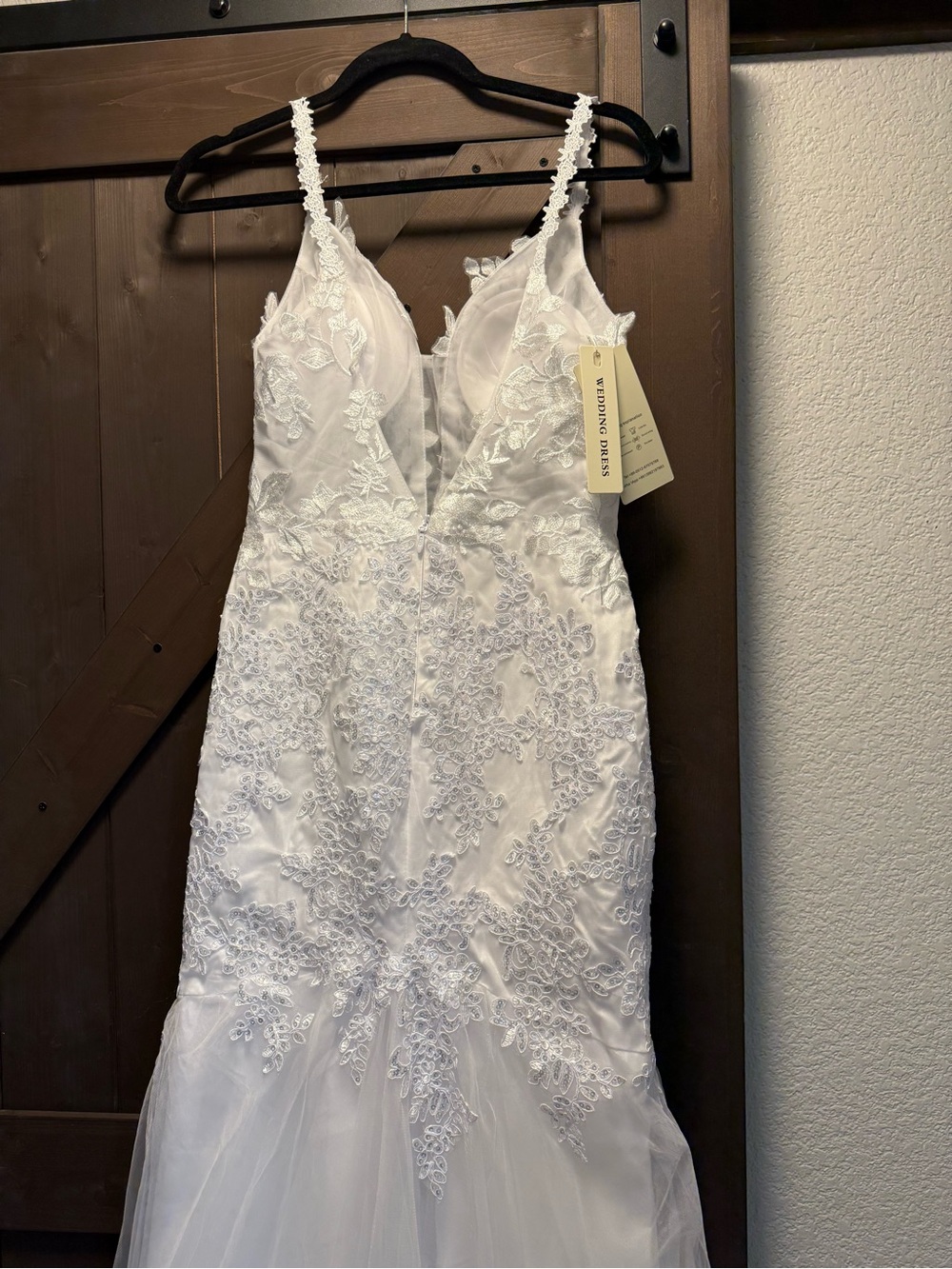 NWT Mermaid Style Wedding Gown - Picture 6 of 8